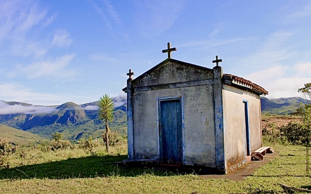 Igrejinha na parte baixa da Serra da Canastra
